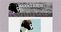 Desktop Screenshot of kadence-boxers.com